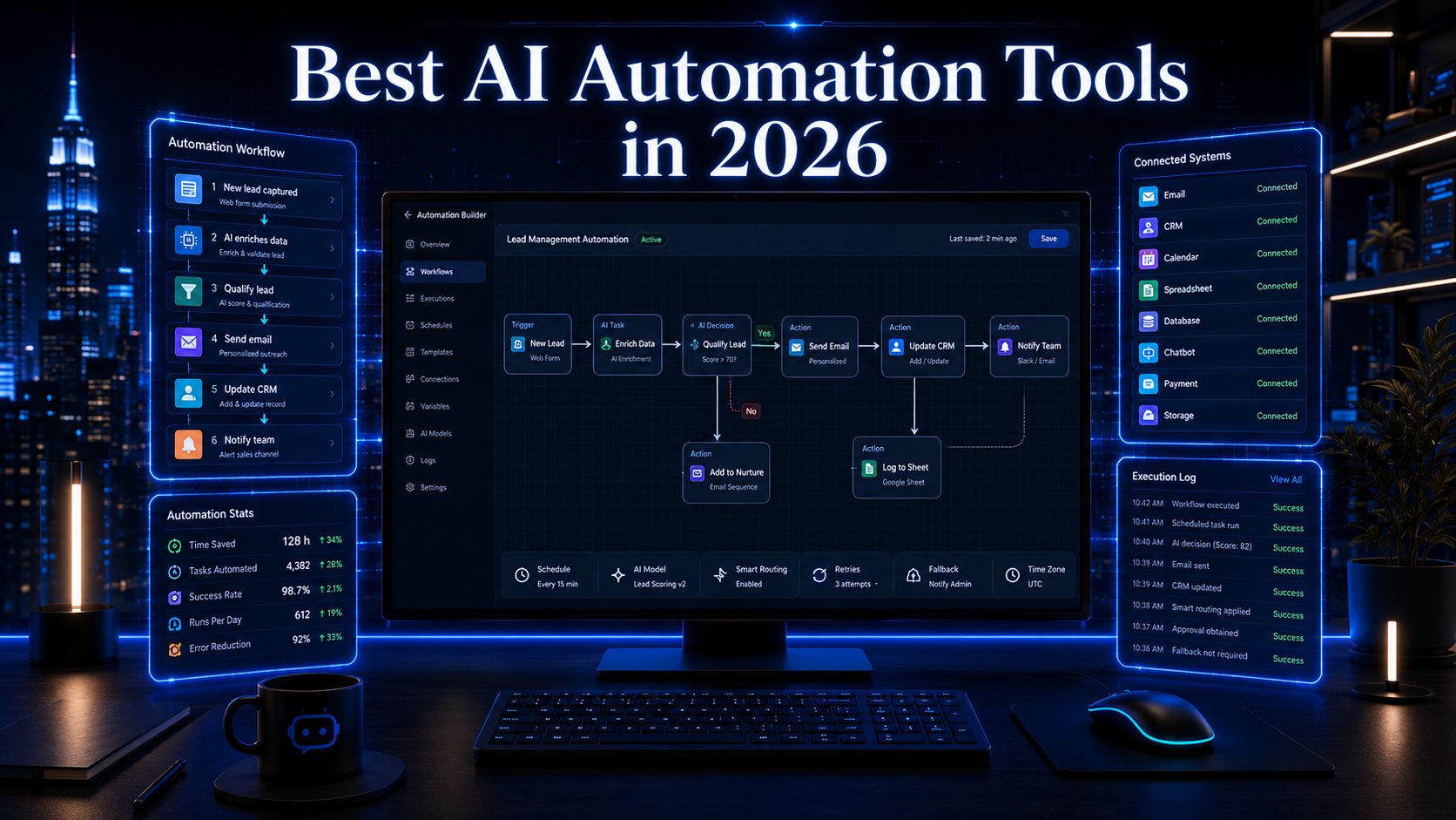 Best AI Automation Tools in 2026 ranking by RankVipAI
