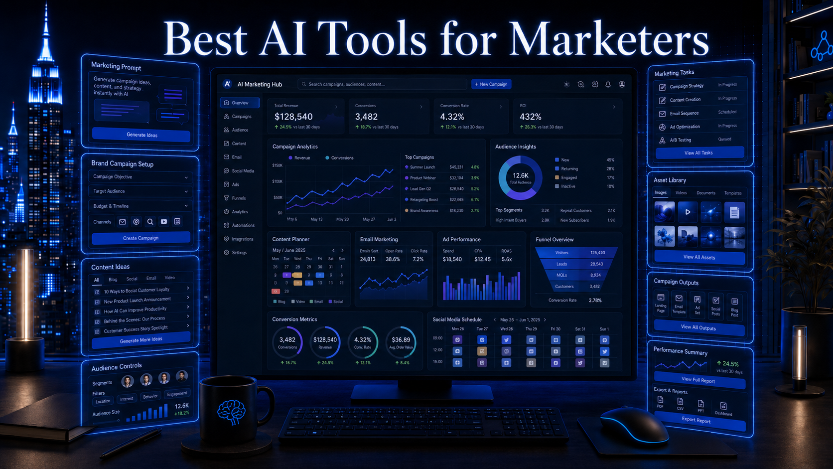 Best AI Tools for Marketers in 2026 ranking by RankVipAI