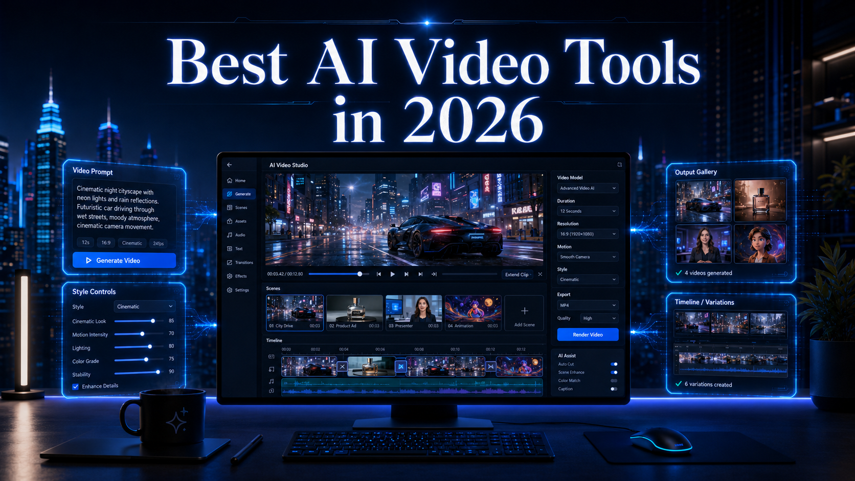 Best AI Video Tools in 2026 ranking by RankVipAI