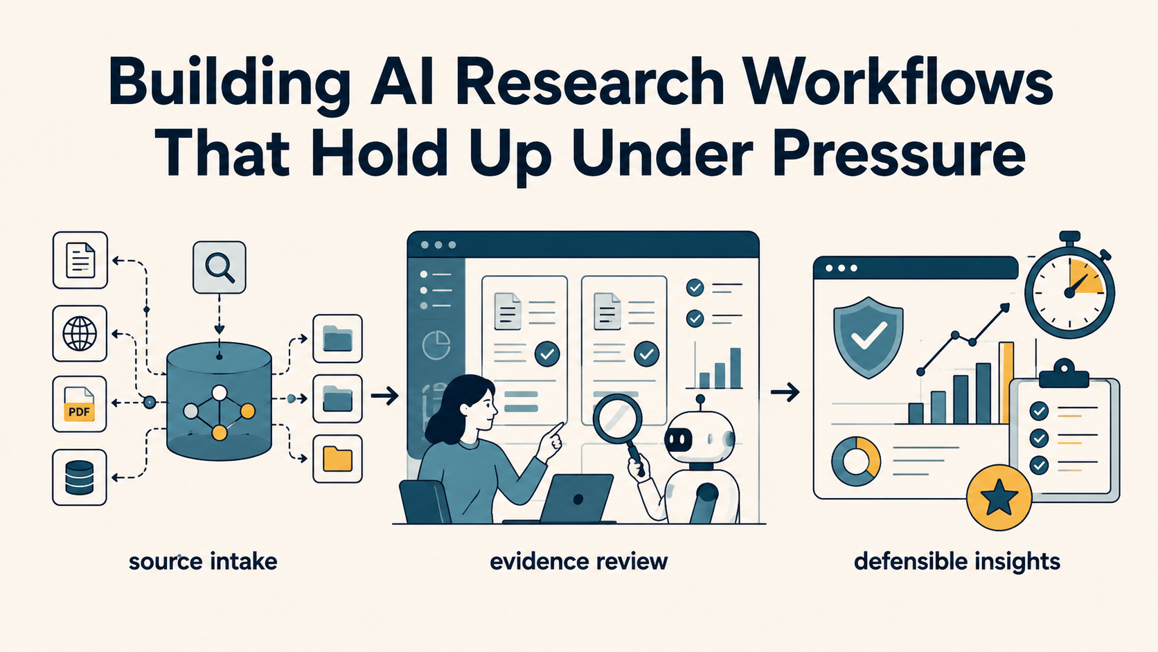 Building AI Research Workflows That Hold Up Under Pressure