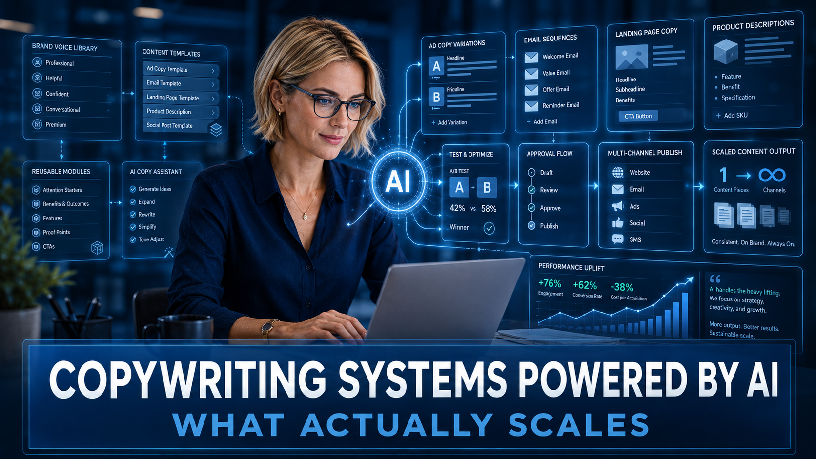 Copywriting Systems Powered by AI: What Actually Scales